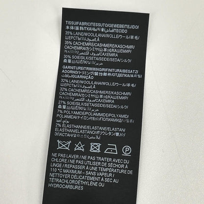 Saint Laurent Paris Black Wool Silk Knit Sweater — view 4