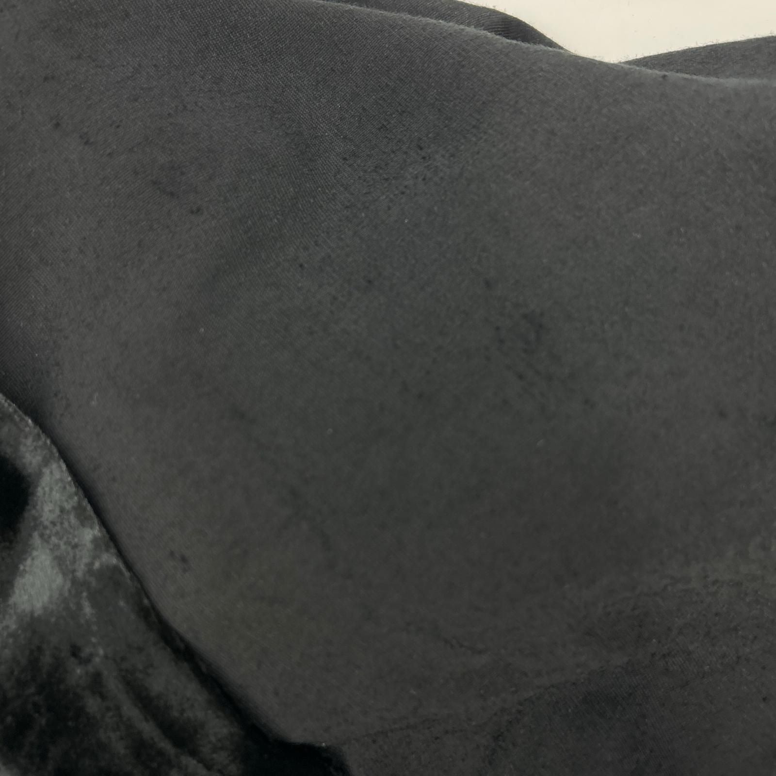Saint Laurent Paris Velvet Wide Pants Black 28 — view 8