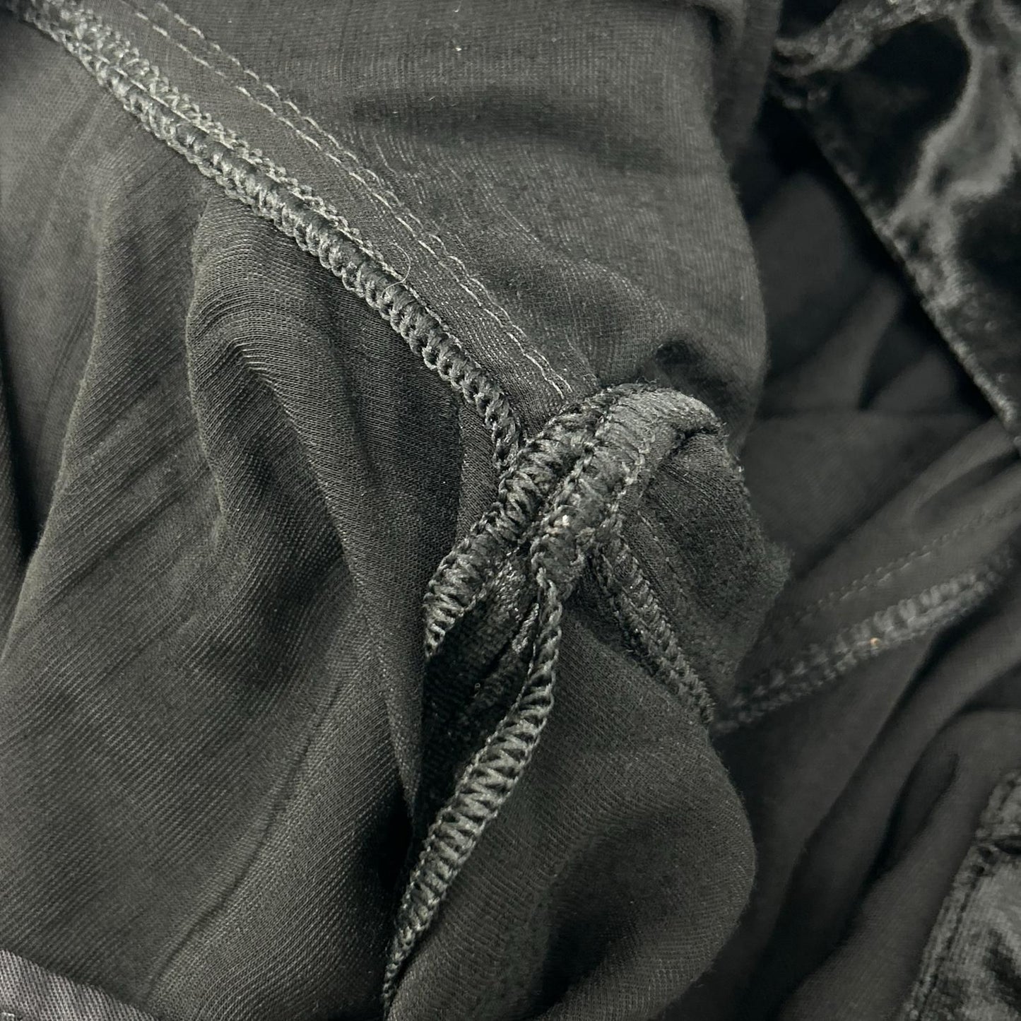 Saint Laurent Paris Velvet Wide Pants Black 28 — view 6