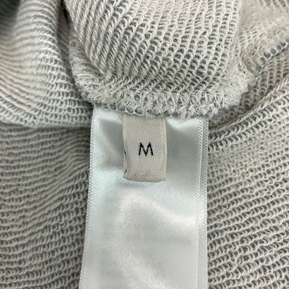 Celine Short Sleeve Top M Lace Color Loose Sweatshirt Shirt Gray Fleece Satin — view 5