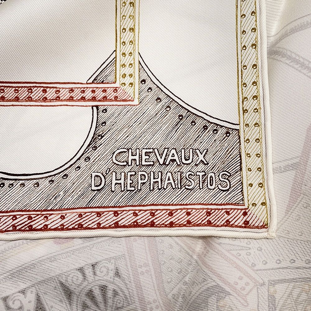Hermes Scarf Carre 90 Hephaistos' Horse Chevaux D'hephaistos Silk — view 2