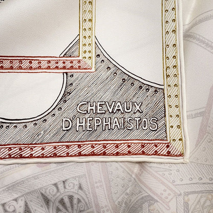 Hermes Scarf Carre 90 Hephaistos' Horse Chevaux D'hephaistos Silk — view 2