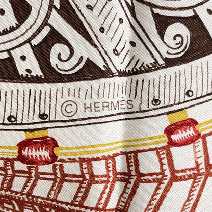 Hermes Scarf Carre 90 Hephaistos' Horse Chevaux D'hephaistos Silk — view 3