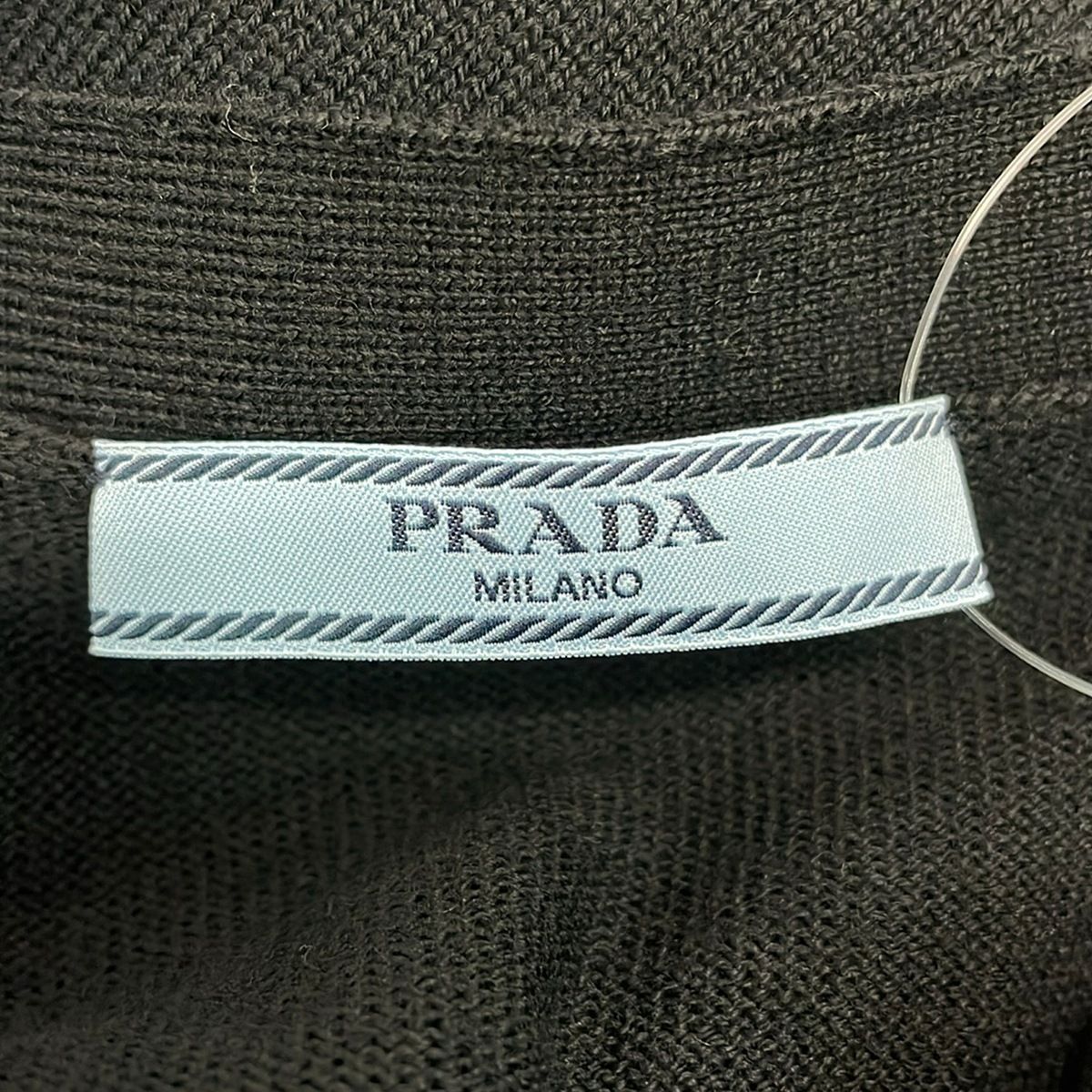Prada Cardigan 38 S Black Long Sleeve — view 3