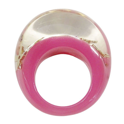 Louis Vuitton Ring Resin Bague Ankle John Pink Big Presence — view 4