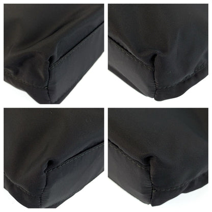 Prada Tessuto Black Silver Nylon Tote Shoulder — view 3