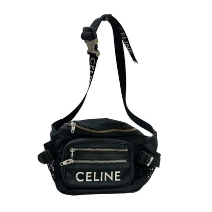 Celine Trekking Black Silver Handbag