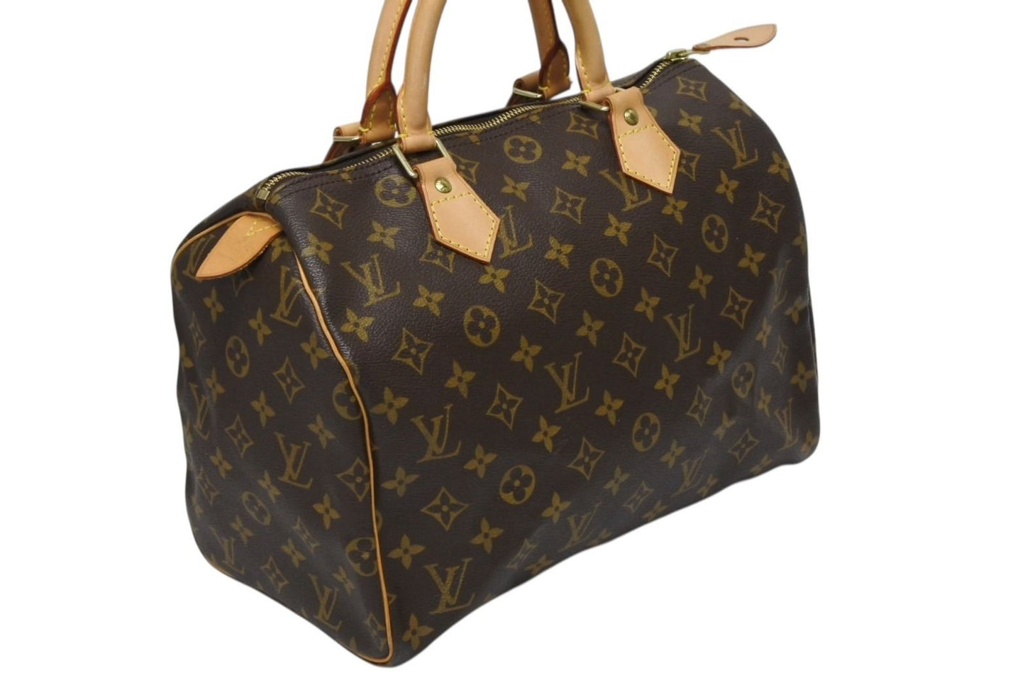 Louis Vuitton Speedy 30 Handbag Monogram Brown — view 3