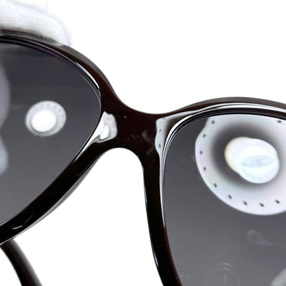 Prada Sunglasses Oval Acetate Studded Bordeaux Eyewear Side Logo — view 8