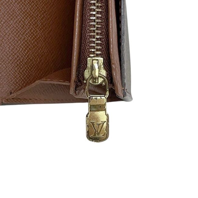 Louis Vuitton Bifold Wallet Portmonevier Tresor Monogram Brown — view 7