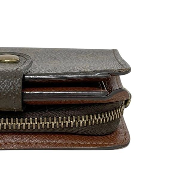 Louis Vuitton Bifold Wallet Compact Zip Monogram Brown — view 8