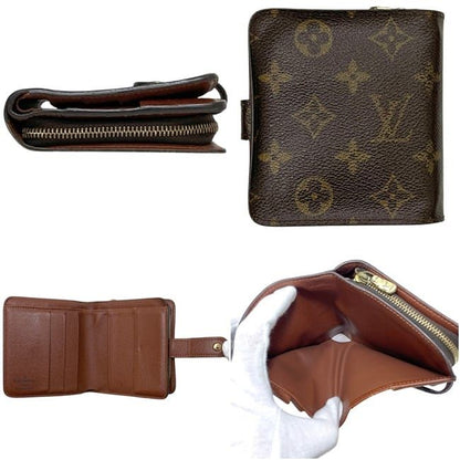 Louis Vuitton Bifold Wallet Compact Zip Monogram Brown — view 2