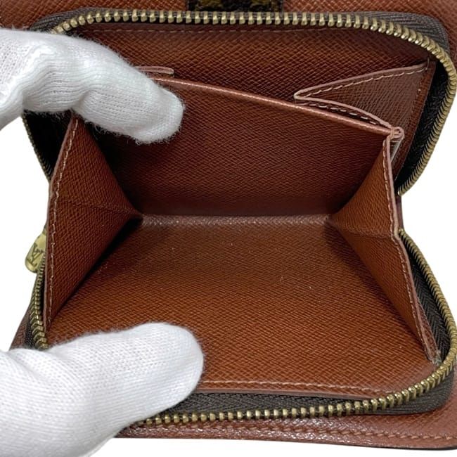 Louis Vuitton Bifold Wallet Compact Zip Monogram Brown — view 4