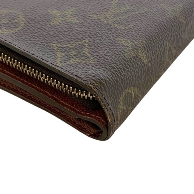 Louis Vuitton Bifold Wallet Compact Zip Monogram Brown — view 9