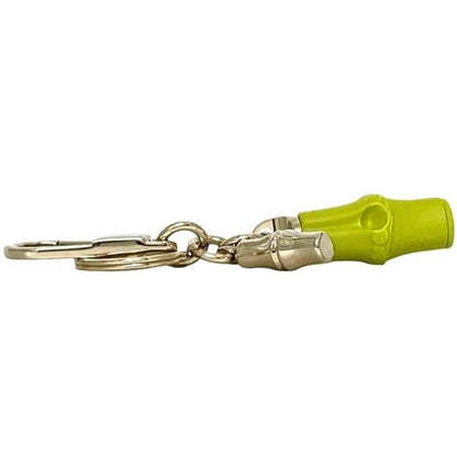 Gucci Charm Bamboo Metal Light Green Gold Yellow Keychain — view 3
