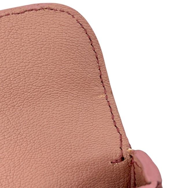 Miu Miu Miu Clutch Ribbon Handbag 194 Leather View Pink — view 5