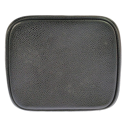 Chanel Caviar Leather Vanity Bag Handbag Black — view 4
