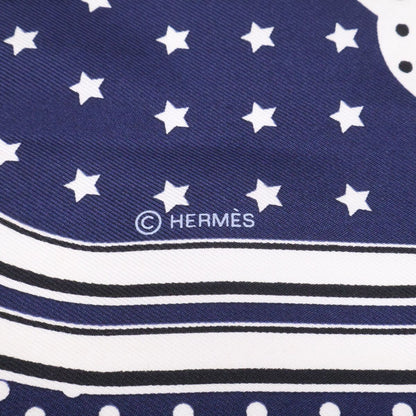 Hermes Similarly Brid Gala Bandana Dot Carre 70 Silk Scarf — view 3