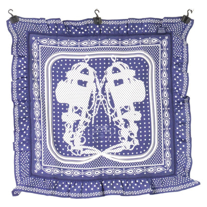 Hermes Similarly Brid Gala Bandana Dot Carre 70 Silk Scarf