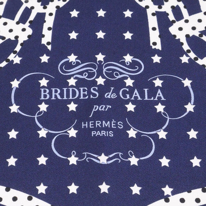 Hermes Similarly Brid Gala Bandana Dot Carre 70 Silk Scarf — view 2