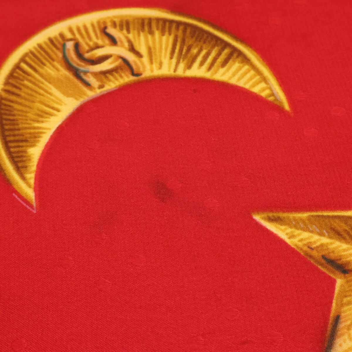 Chanel Vintage CC Logo Allover Silk Scarf — view 4