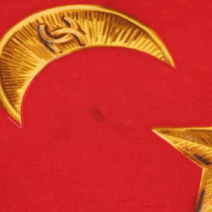 Chanel Vintage CC Logo Allover Silk Scarf — view 4