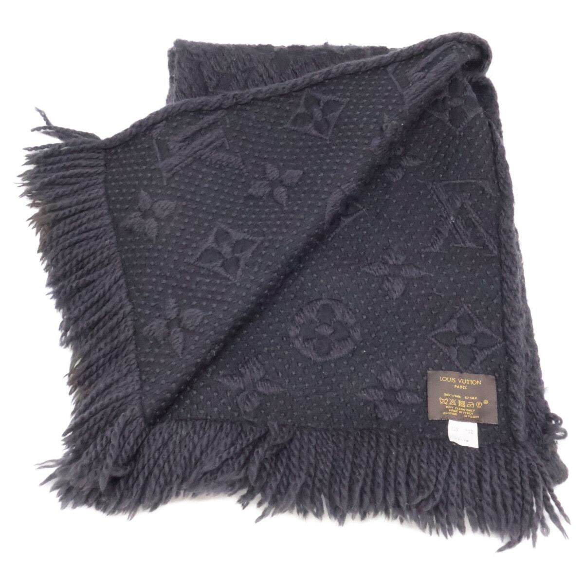 Louis Vuitton Wool Silk Echarpe Logo Mania — view 3