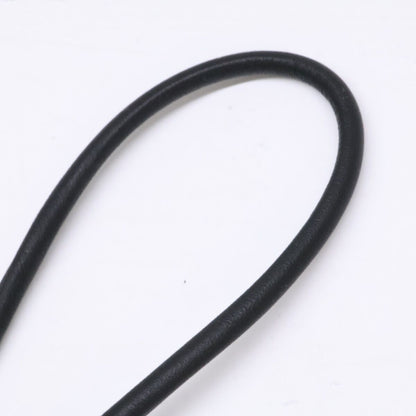 Gucci Logo Plate Leather Strap Necklace — view 3