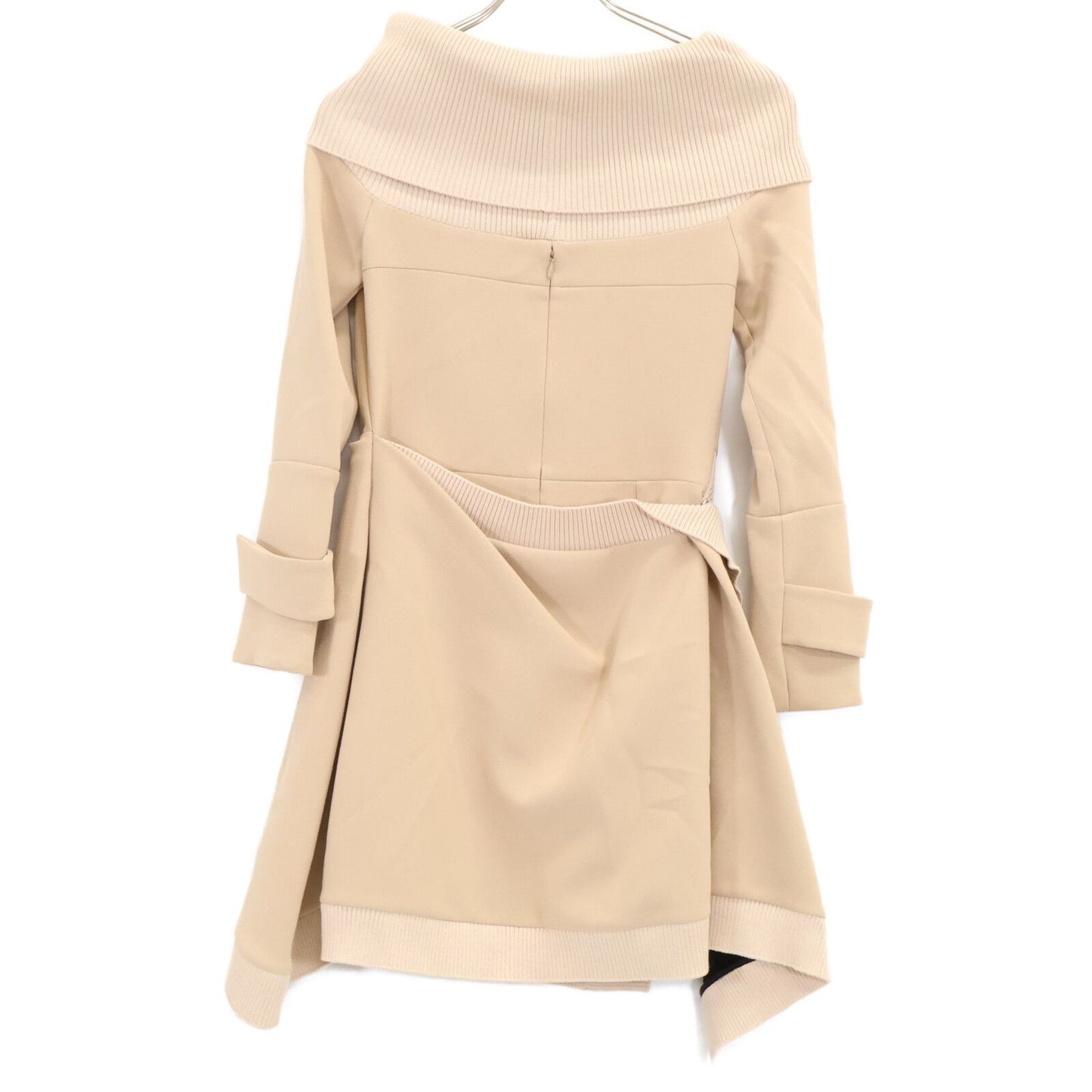 Dior Knit Docking Asymmetric Sweater
