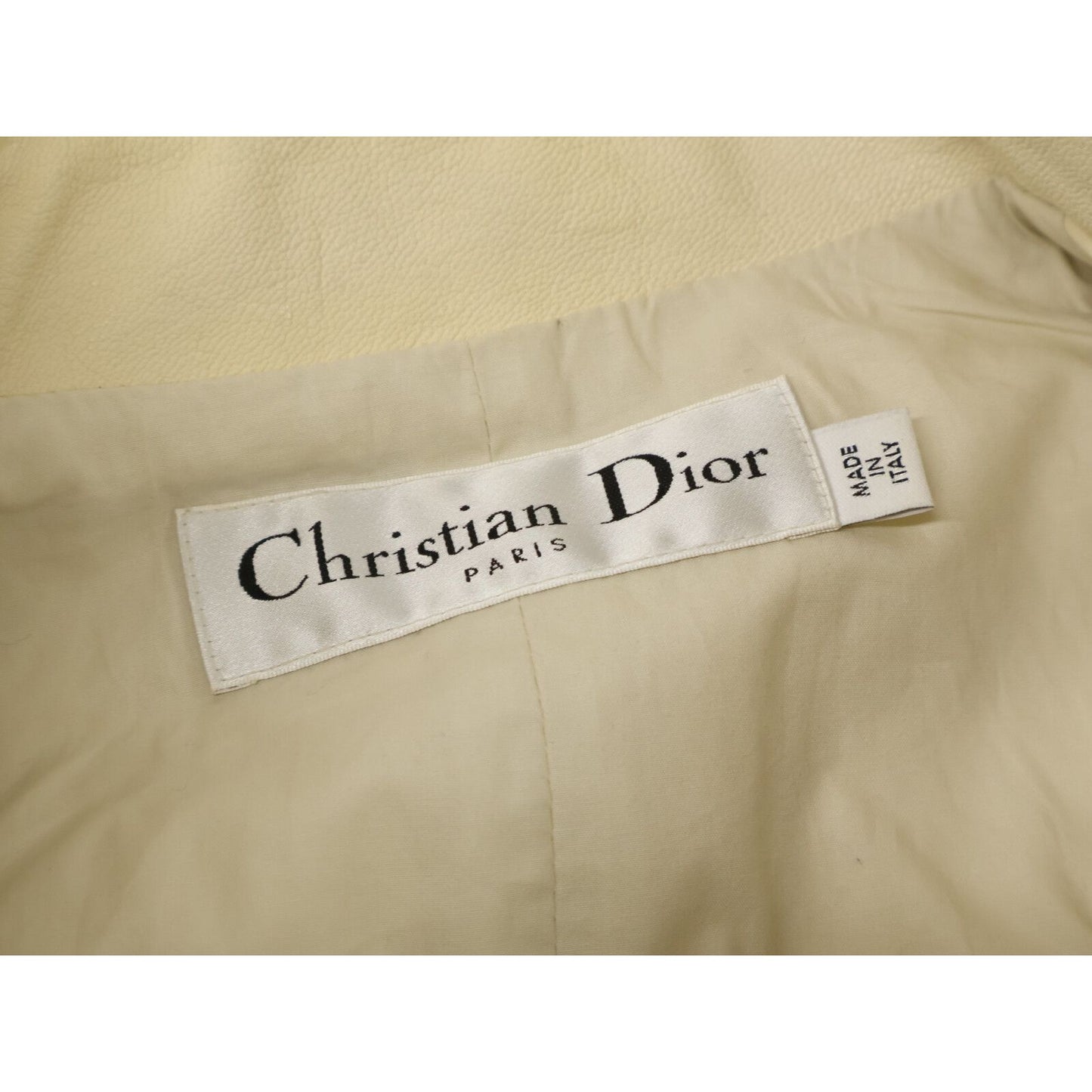 Dior Swords Bee Goat Leather Double Rider's Jacket — view 4