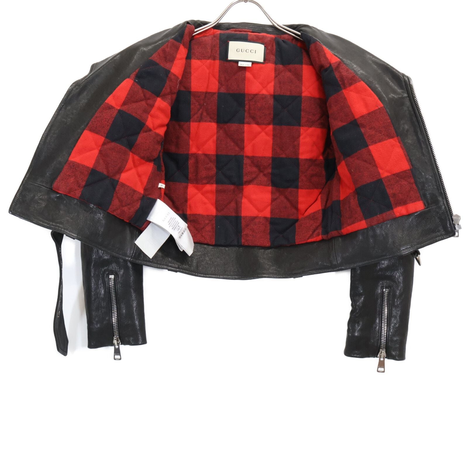 Gucci Insect Biker Jacket Lambskin Double Rider's 36 — view 3