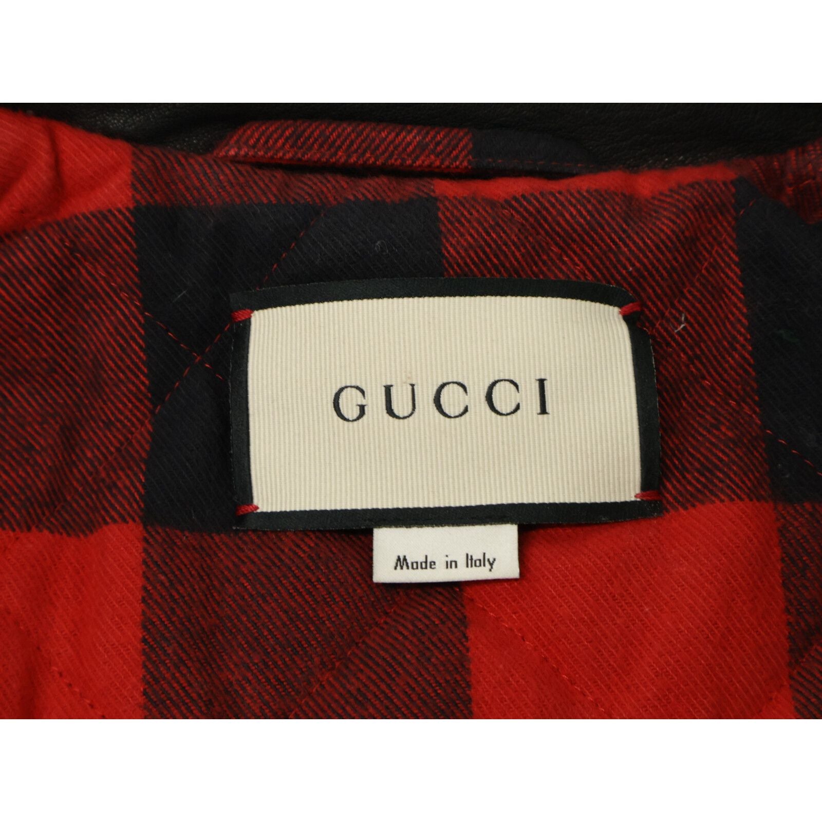 Gucci Insect Biker Jacket Lambskin Double Rider's 36 — view 4