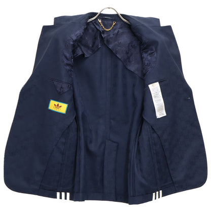 Gucci Adidas Trefoil Jacquard Tailored Jacket 50 — view 3