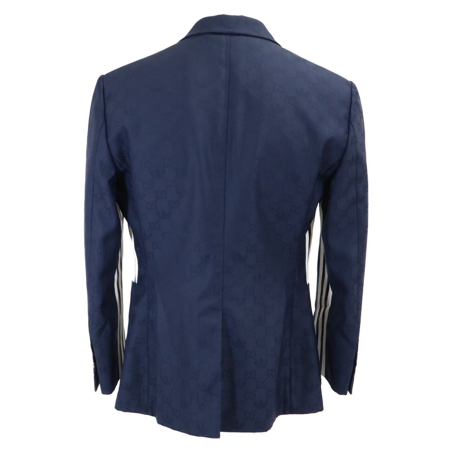 Gucci Adidas Trefoil Jacquard Tailored Jacket 50 — view 2