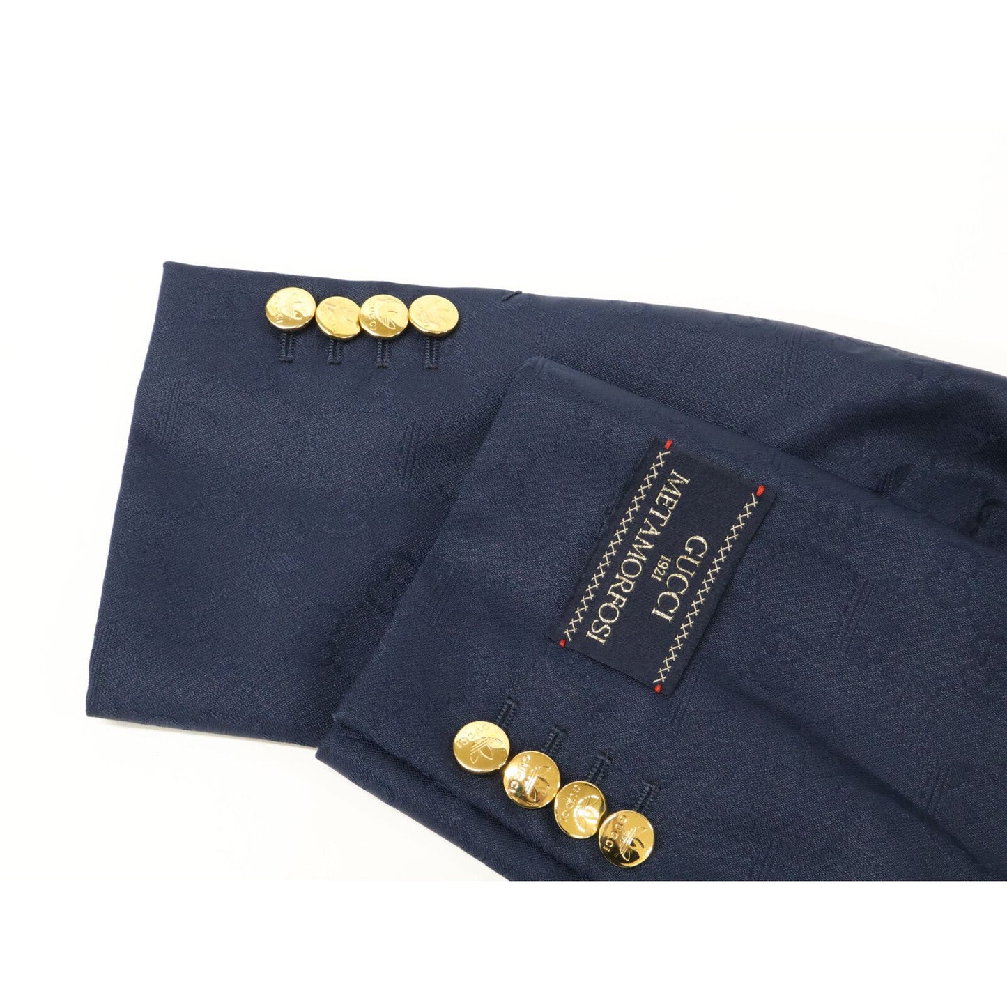 Gucci Adidas Trefoil Jacquard Tailored Jacket 50 — view 8