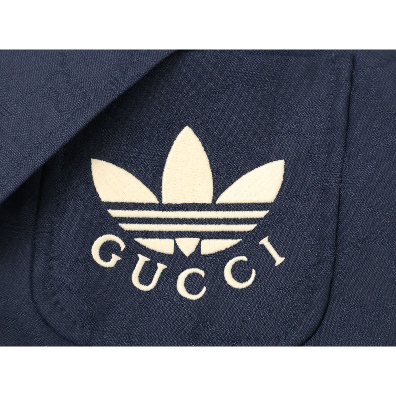 Gucci Adidas Trefoil Jacquard Tailored Jacket 50 — view 7