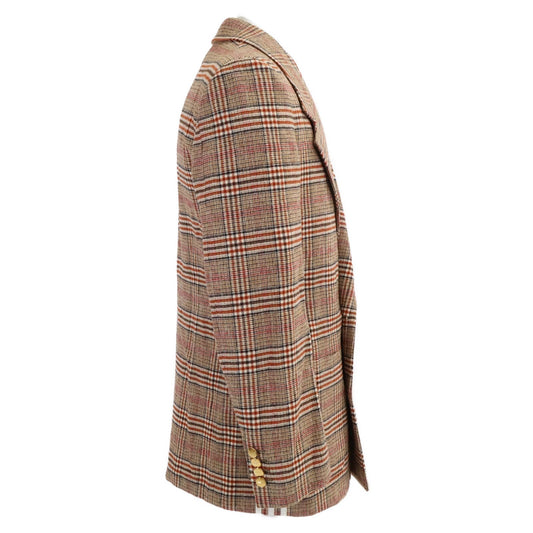 Gucci Glen Check Double Breasted Jacket 44