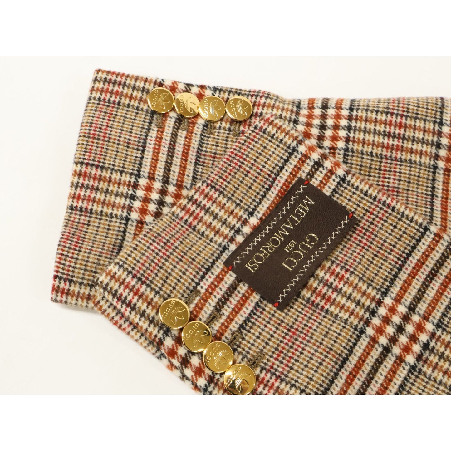 Gucci Glen Check Double Breasted Jacket 44 — view 6