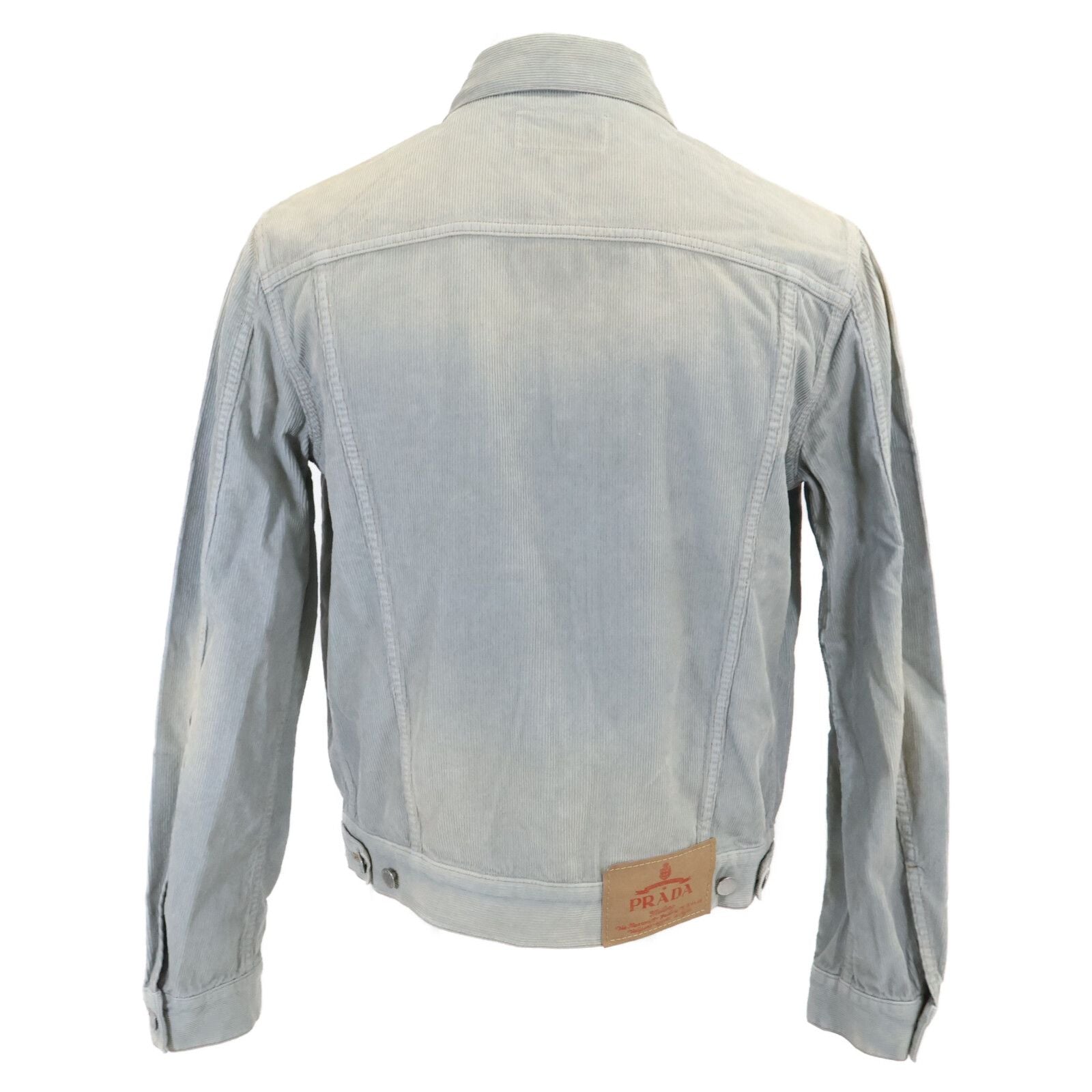 Prada Corduroy Jacket Blue — view 2