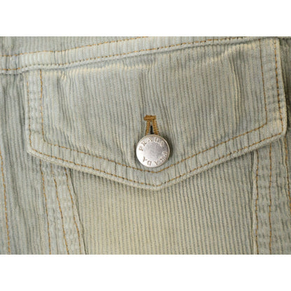 Prada Corduroy Jacket Blue — view 6