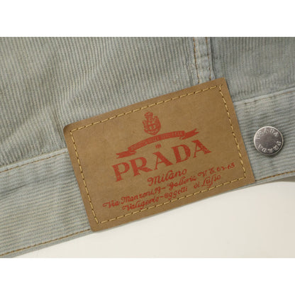Prada Corduroy Jacket Blue — view 8