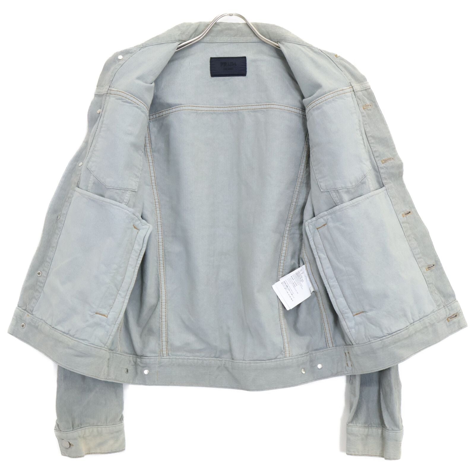Prada Corduroy Jacket Blue — view 3