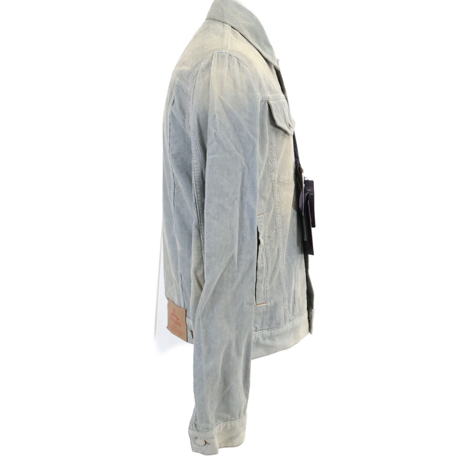 Prada Corduroy Jacket Blue