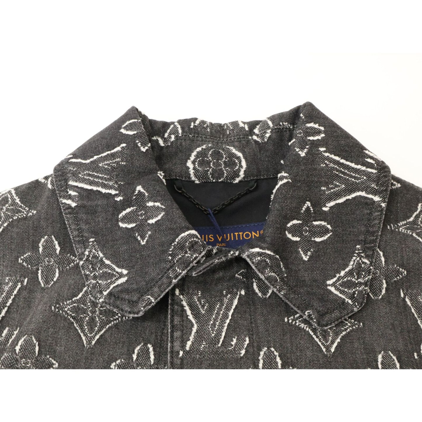 Louis Vuitton Ars Monogram Short Sleeve Chambray Shirt — view 7