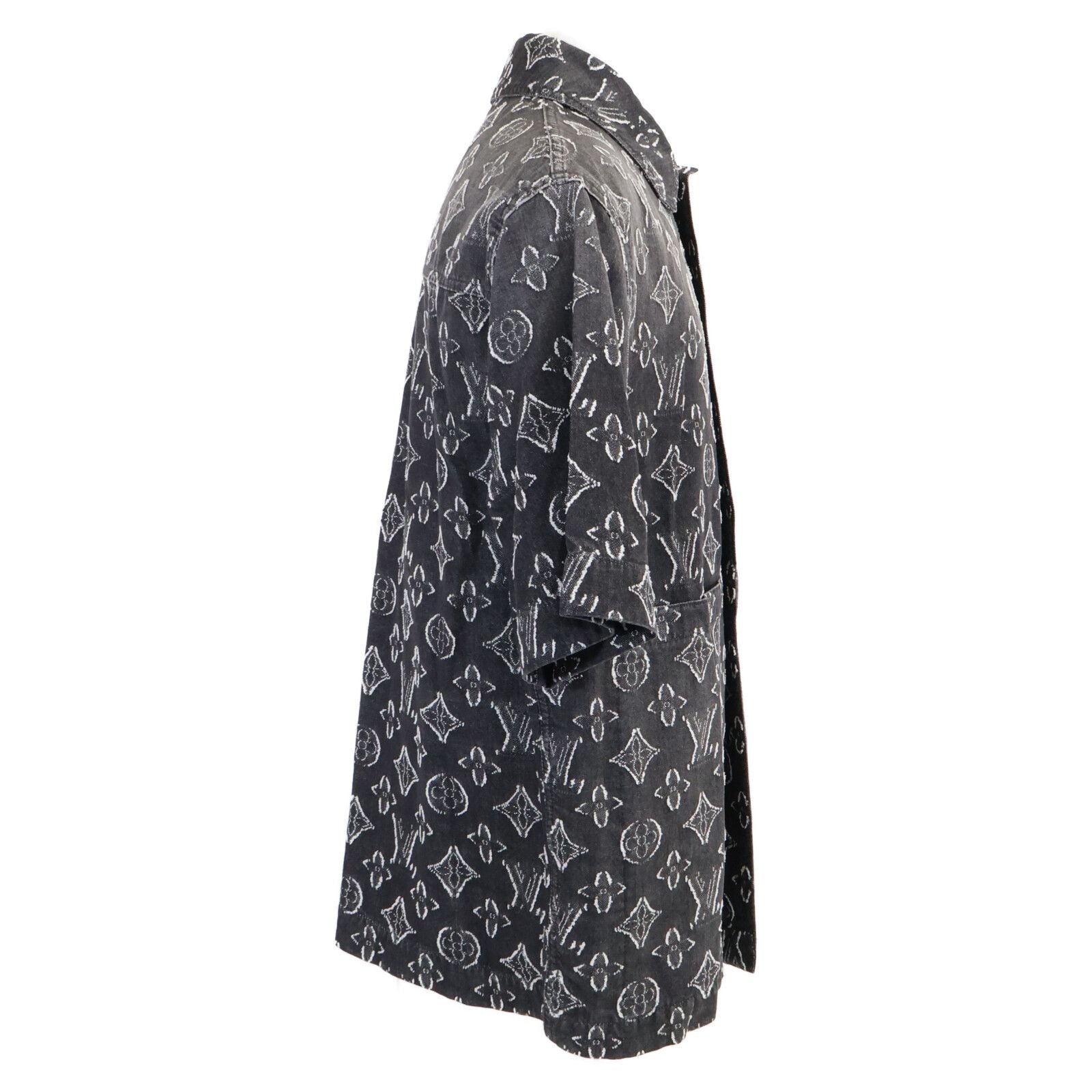 Louis Vuitton Ars Monogram Short Sleeve Chambray Shirt