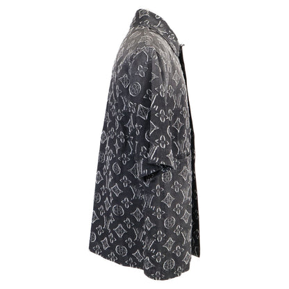 Louis Vuitton Ars Monogram Short Sleeve Chambray Shirt