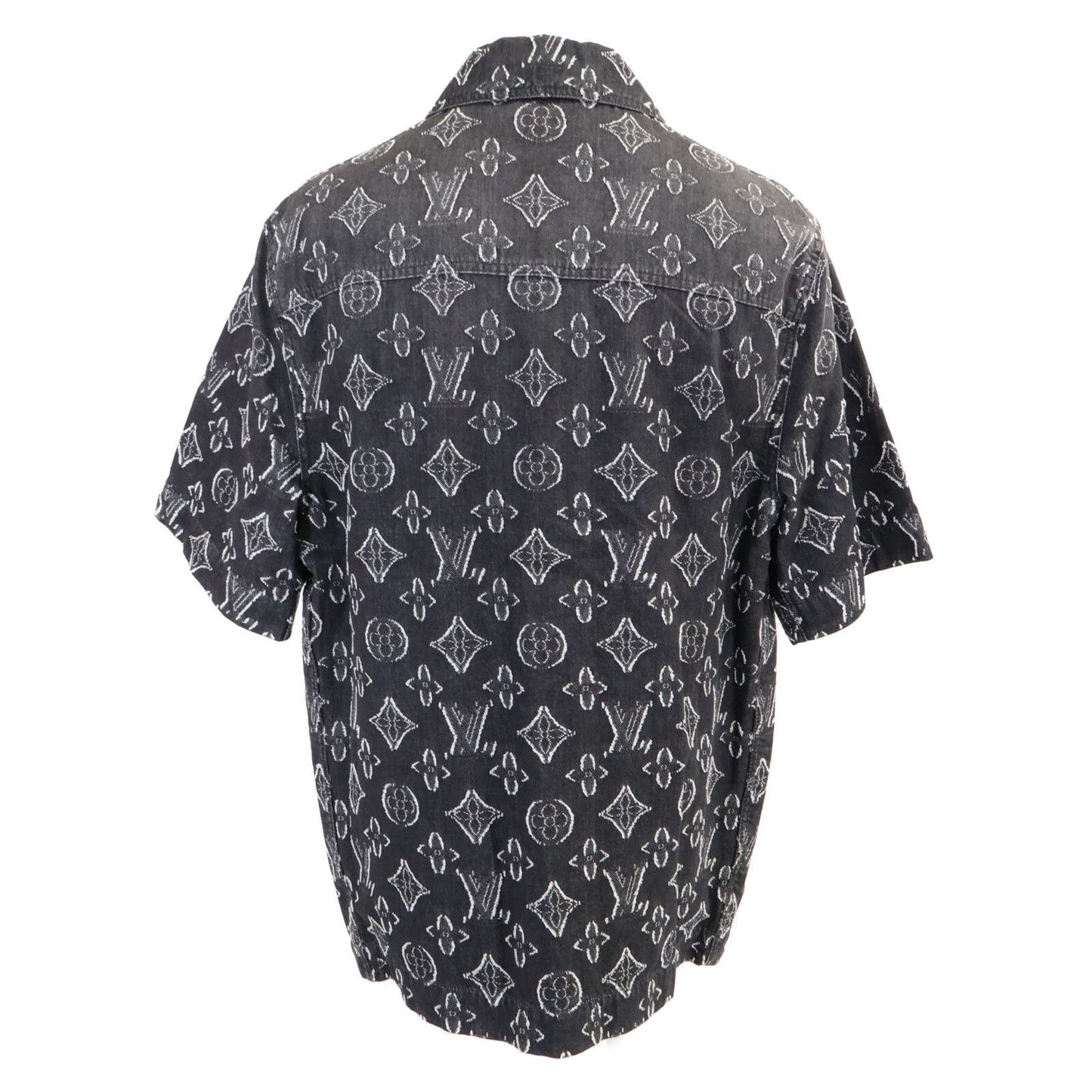 Louis Vuitton Ars Monogram Short Sleeve Chambray Shirt — view 2