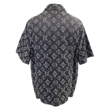 Louis Vuitton Ars Monogram Short Sleeve Chambray Shirt — view 2