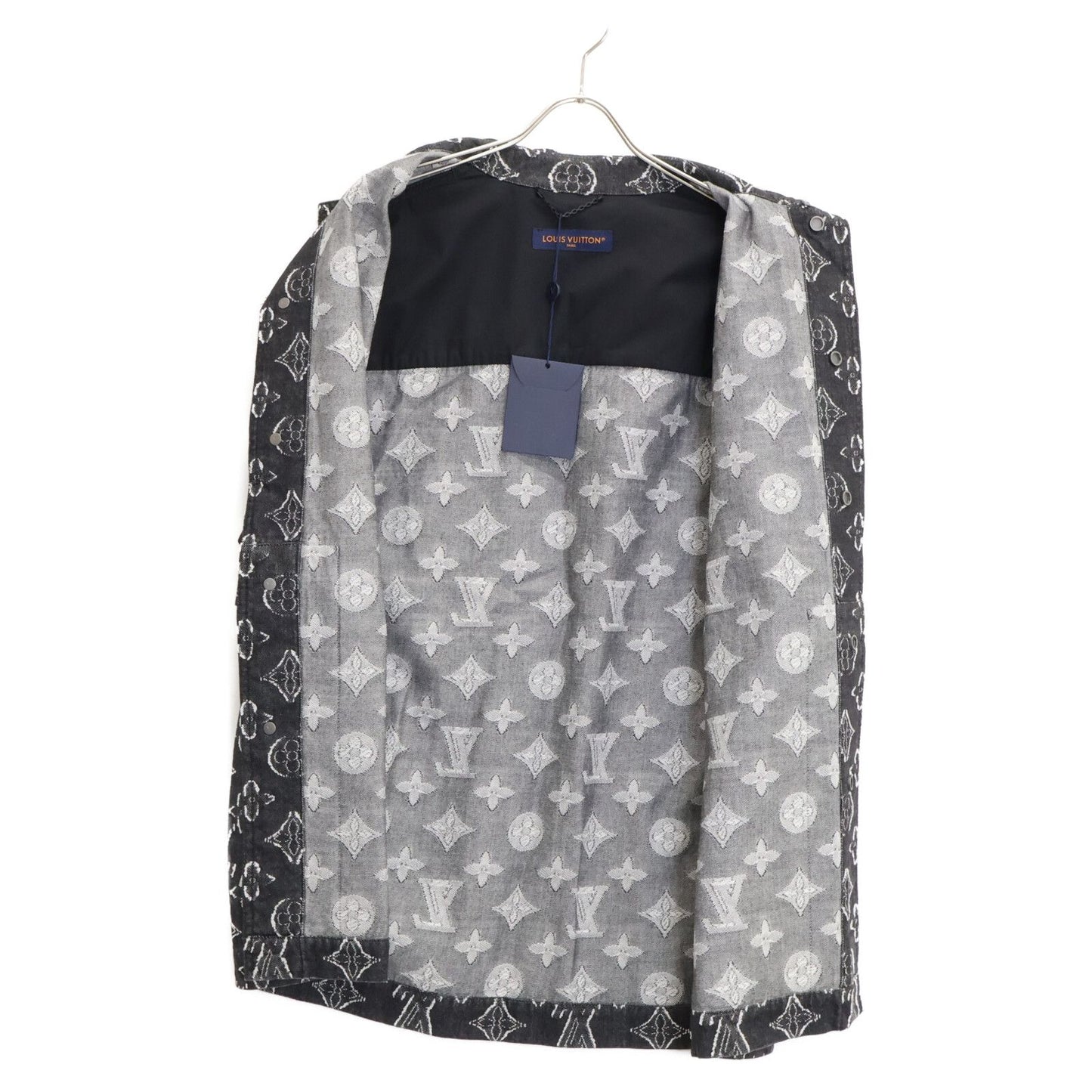 Louis Vuitton Ars Monogram Short Sleeve Chambray Shirt — view 3