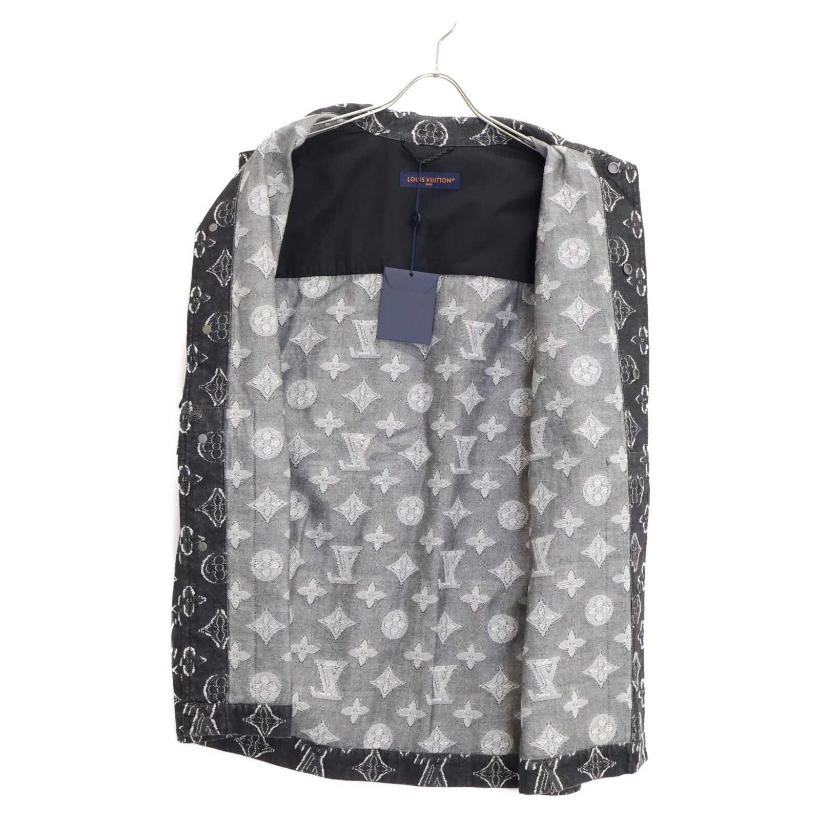 Louis Vuitton Ars Monogram Short Sleeve Chambray Shirt — view 3